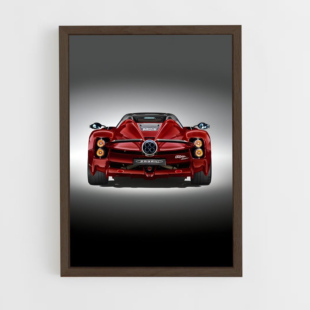 Poster splendide cabriolet Utopia – affiche Pagani (vue 5)
